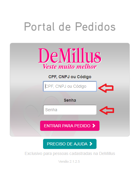 www demilus com br pedidos facil