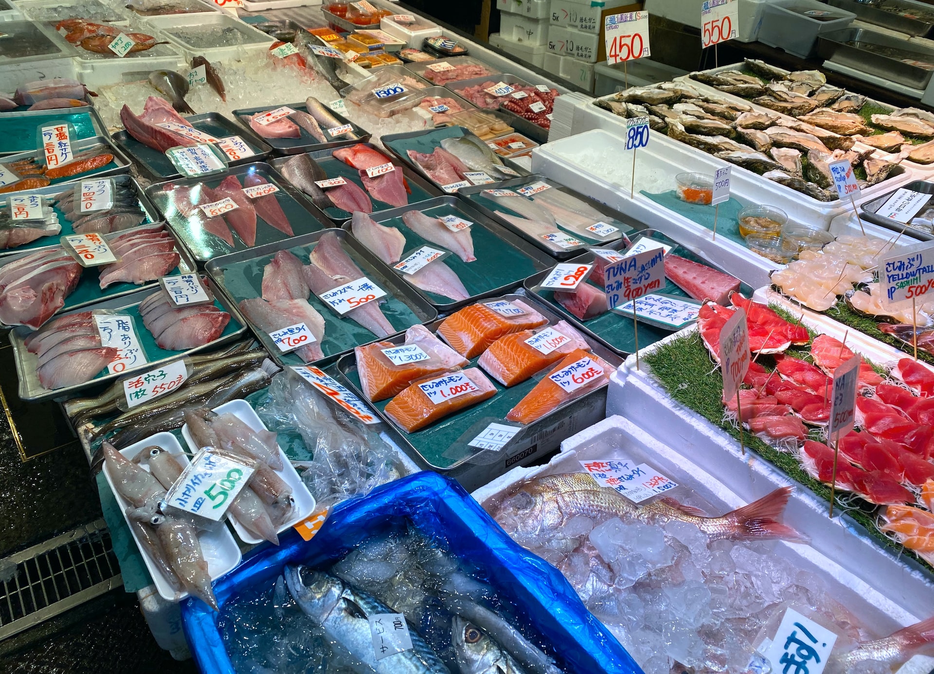 mercado de peixe, filé de tilápia