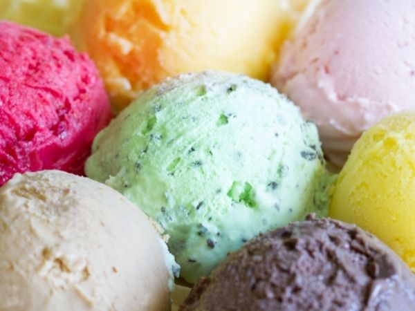 lista de sabores de sorvete para sorveteria